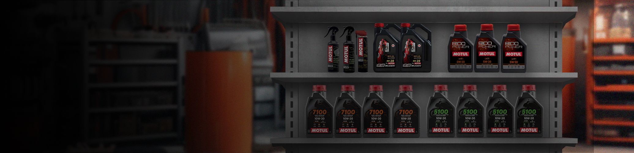 Motul Shelf Banner