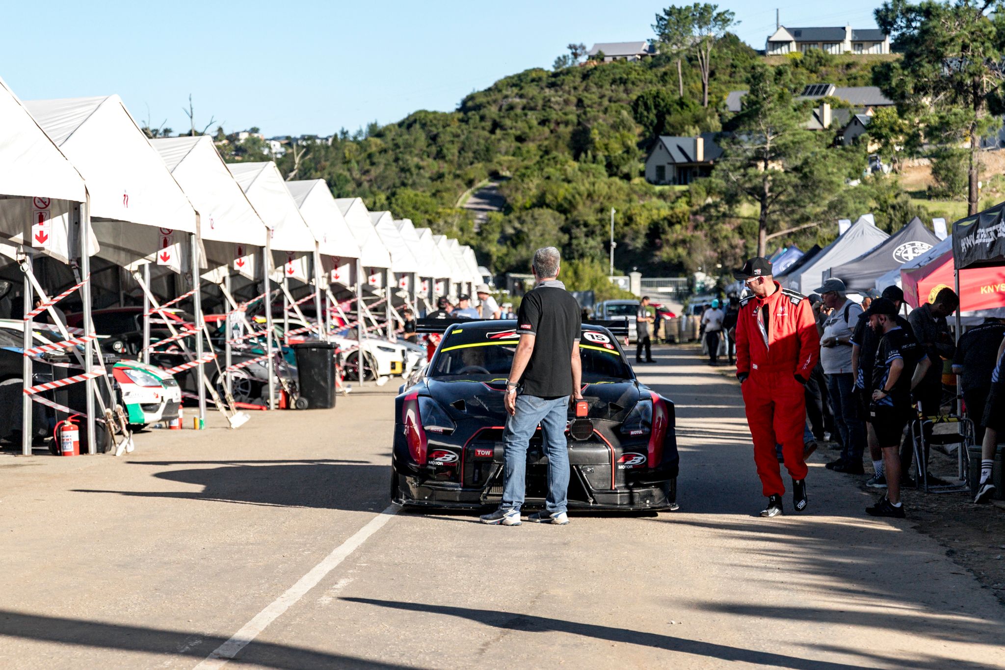 Pits at Simola Hillclimb 2025, image by Chris Wall.jpg