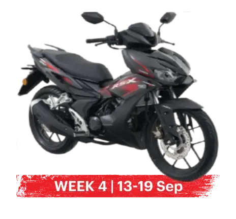 Week 4, 13-19 Sep: Honda RS-X Winner