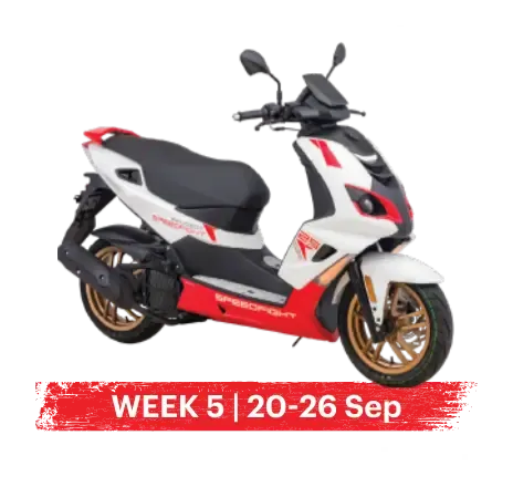 Week 5, 20-26 Sep: Peugeot Speedfight 4+