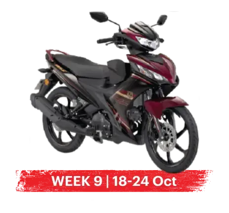 Week 9, 18-24 Oct: Yamaha 135LC Fi